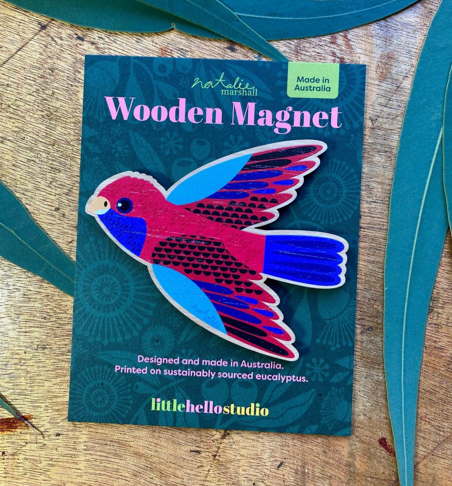 Crimson Rosella Magnet