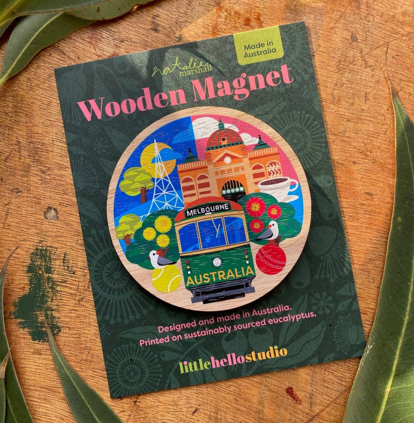 Melbourne Circle Magnet