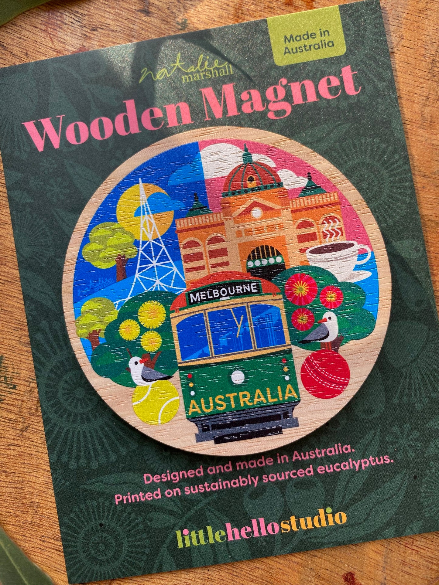 Melbourne Circle Magnet