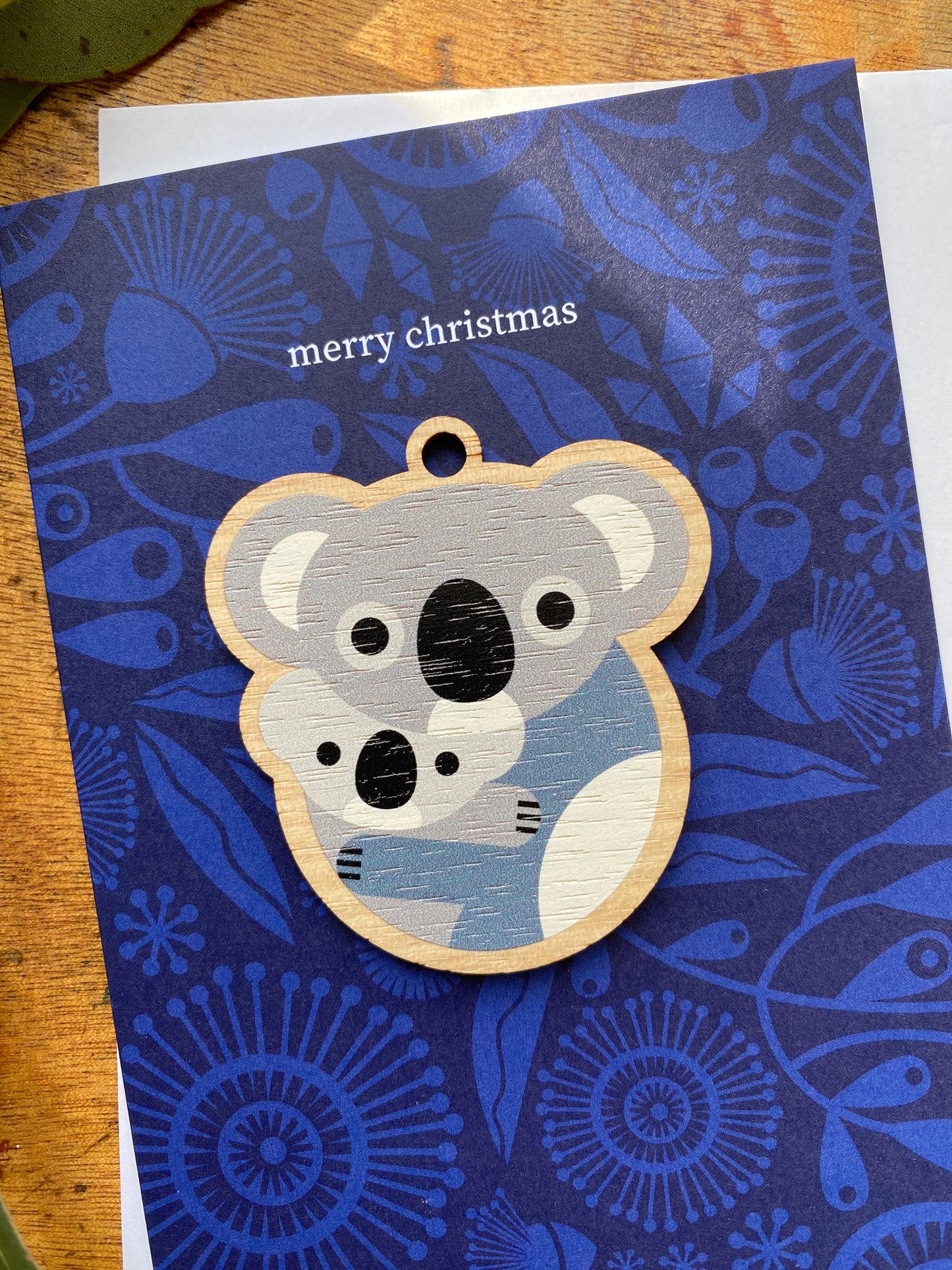 Koala & Baby Decoration Card