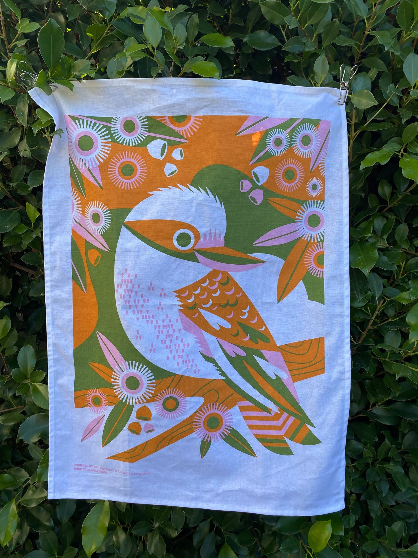 Kookaburra Tea Towel