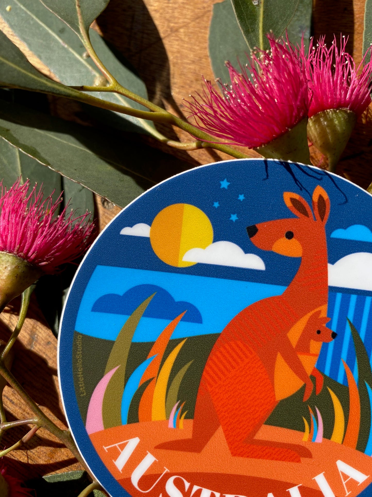 Kangaroo Sticker