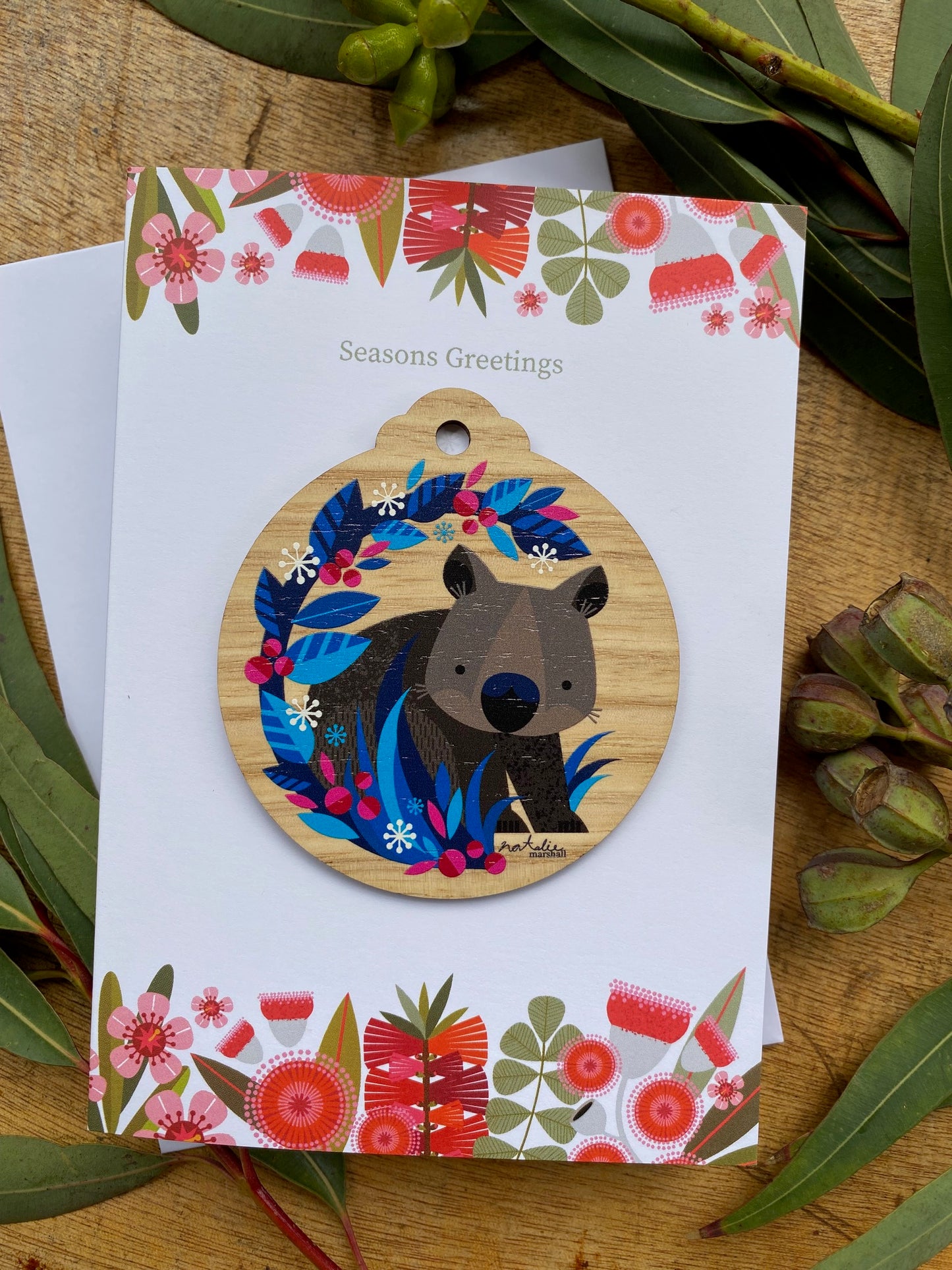 Midnight Wombat White Card