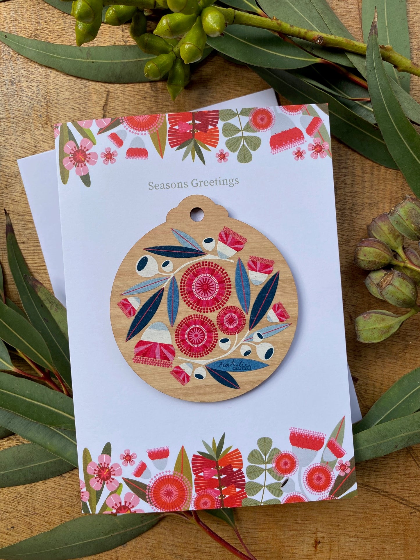 Silver Gum White Card