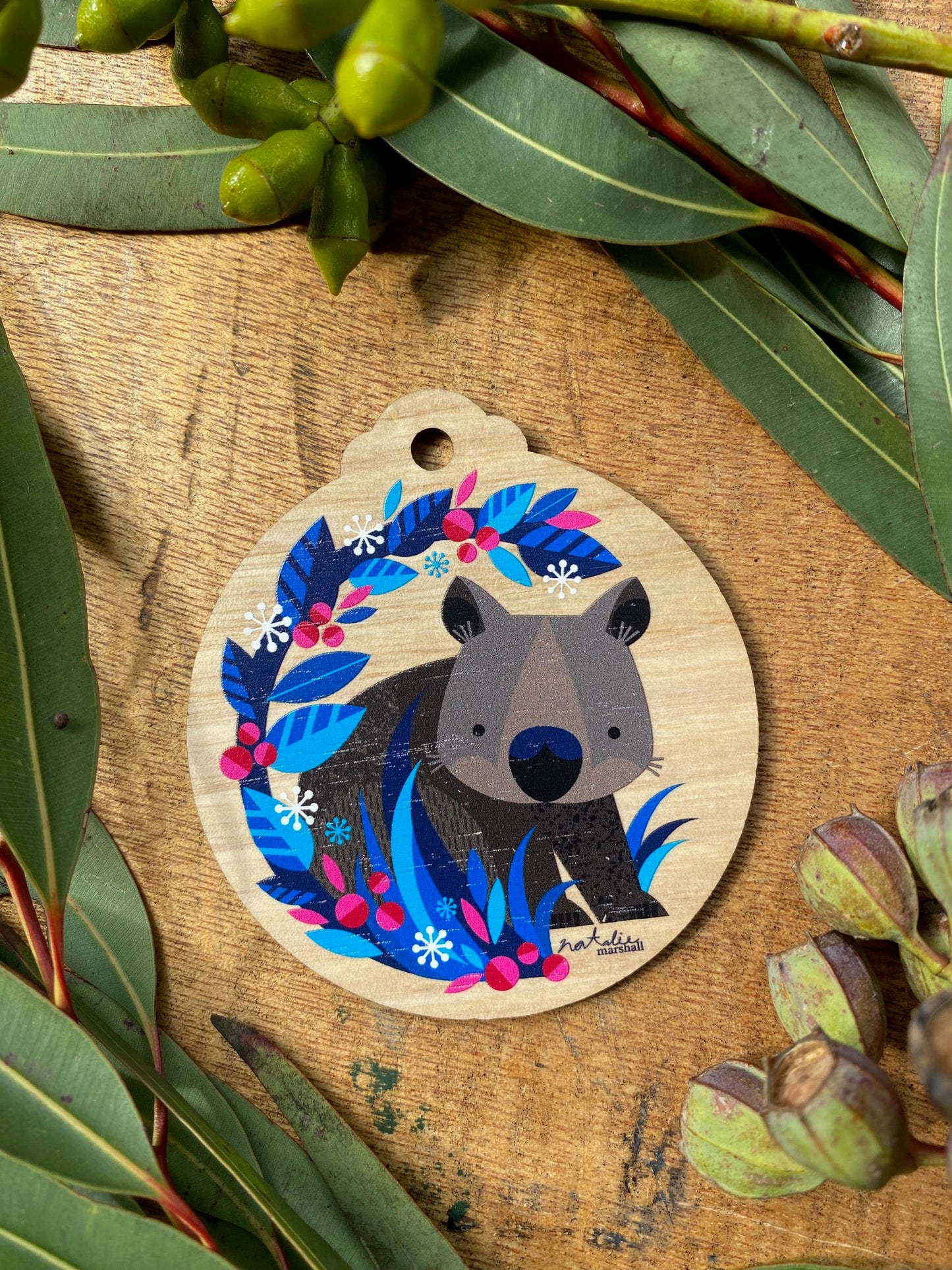 Midnight Wombat White Card
