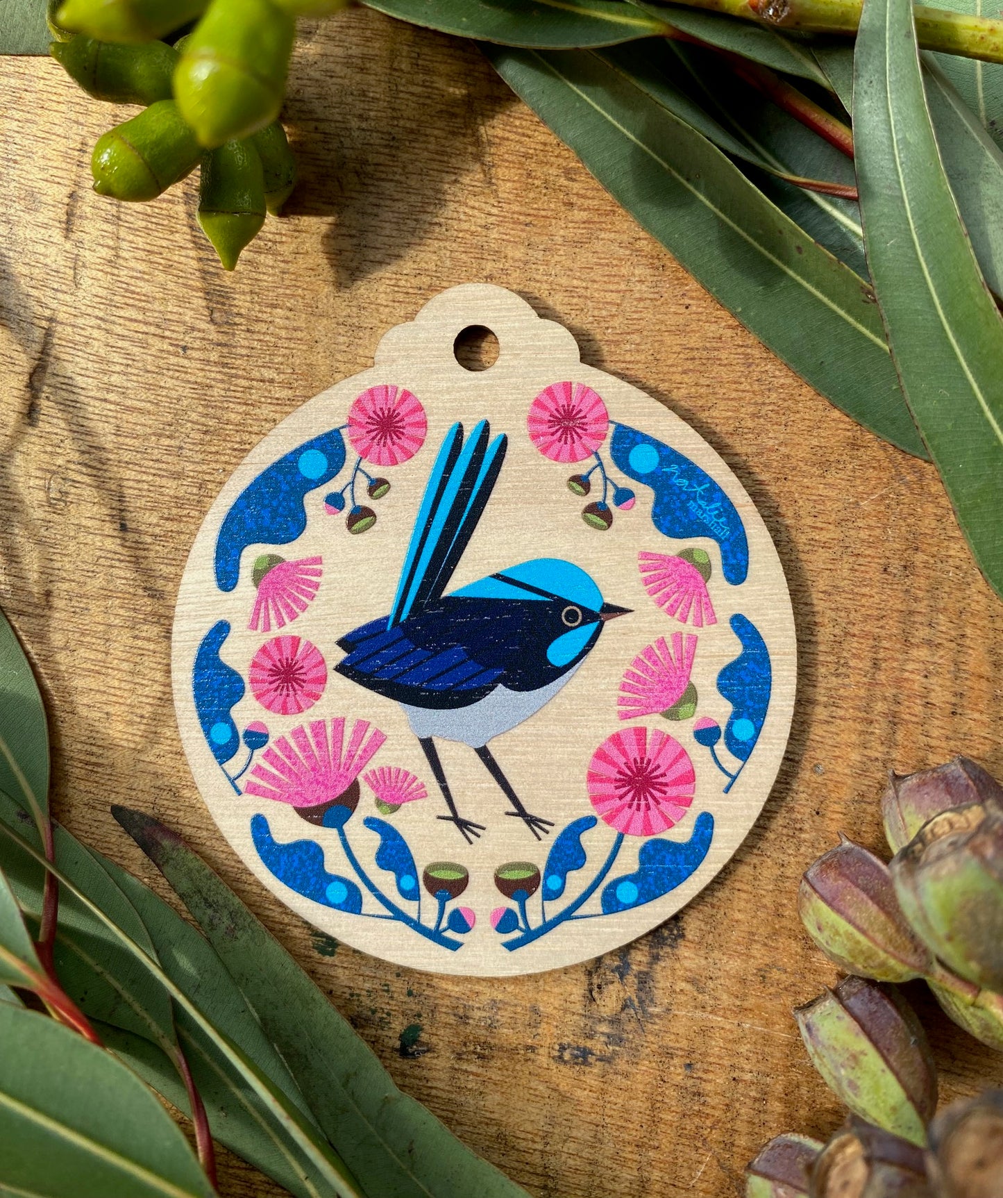 Superb Fairy Wren White Card *