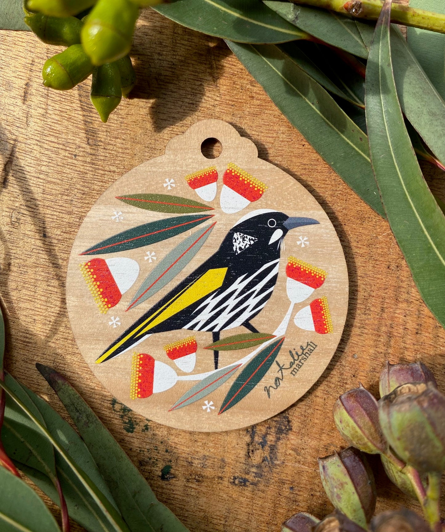 New Holland Honeyeater White Card *