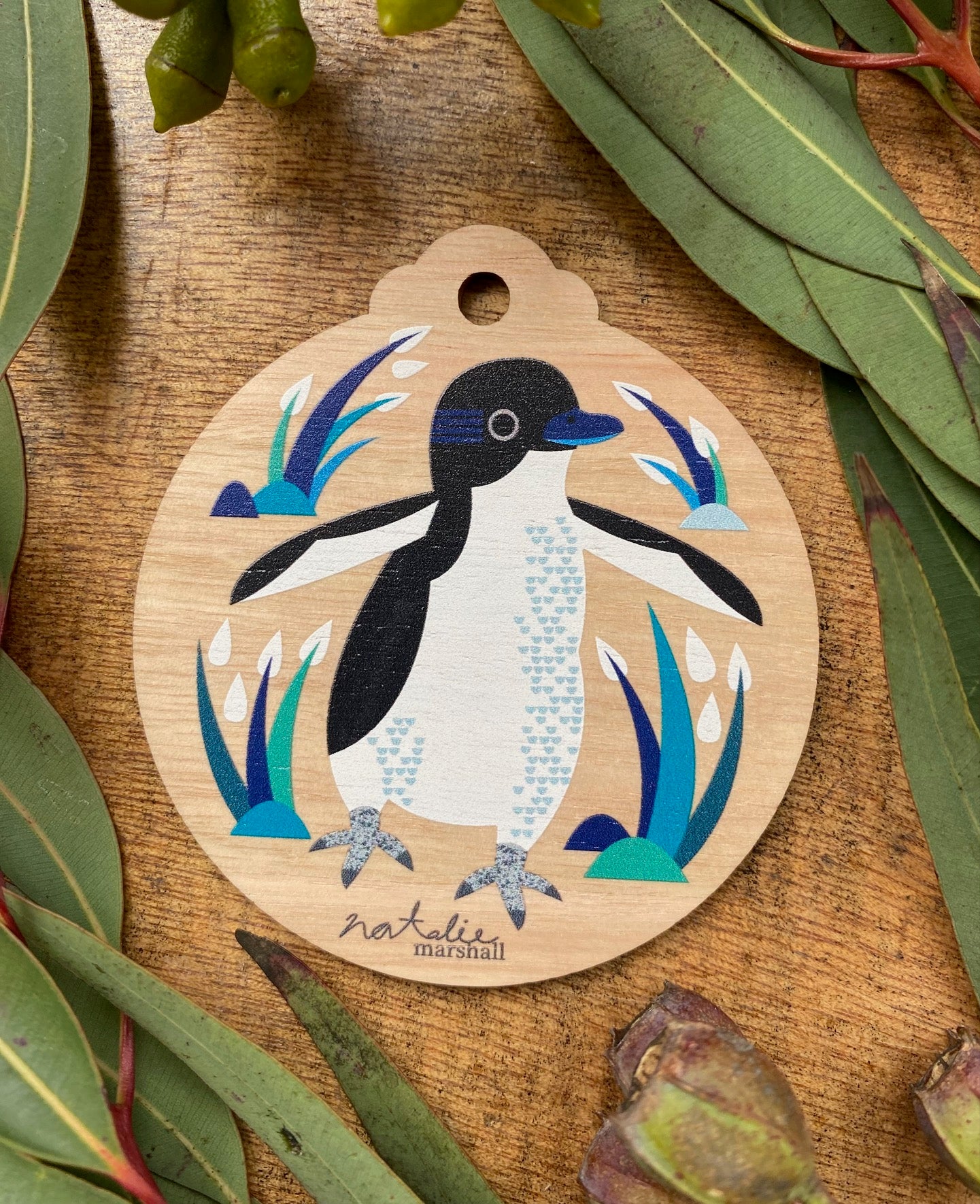 Little Penguin White Card *