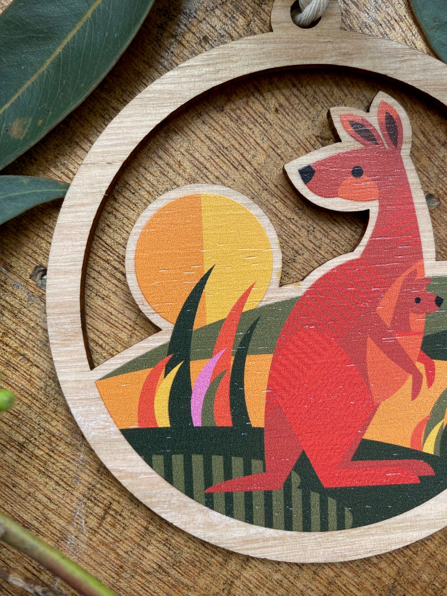 Red Kangaroo Cut Out