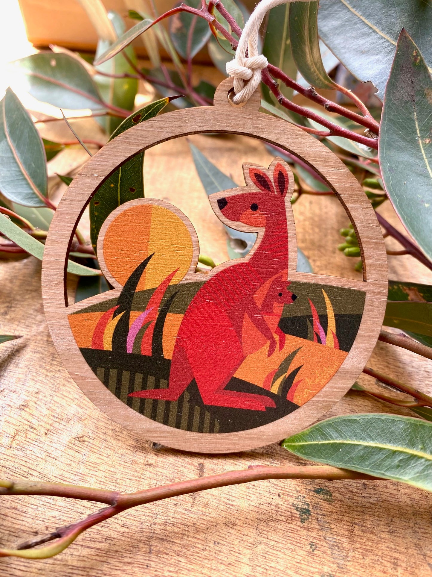 Red Kangaroo Cut Out