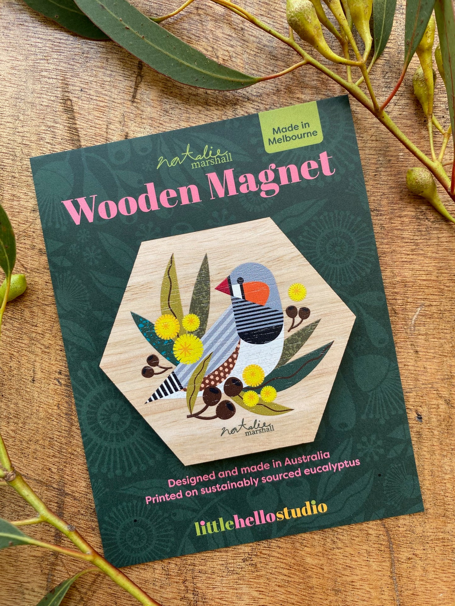 Zebra Finch Magnet