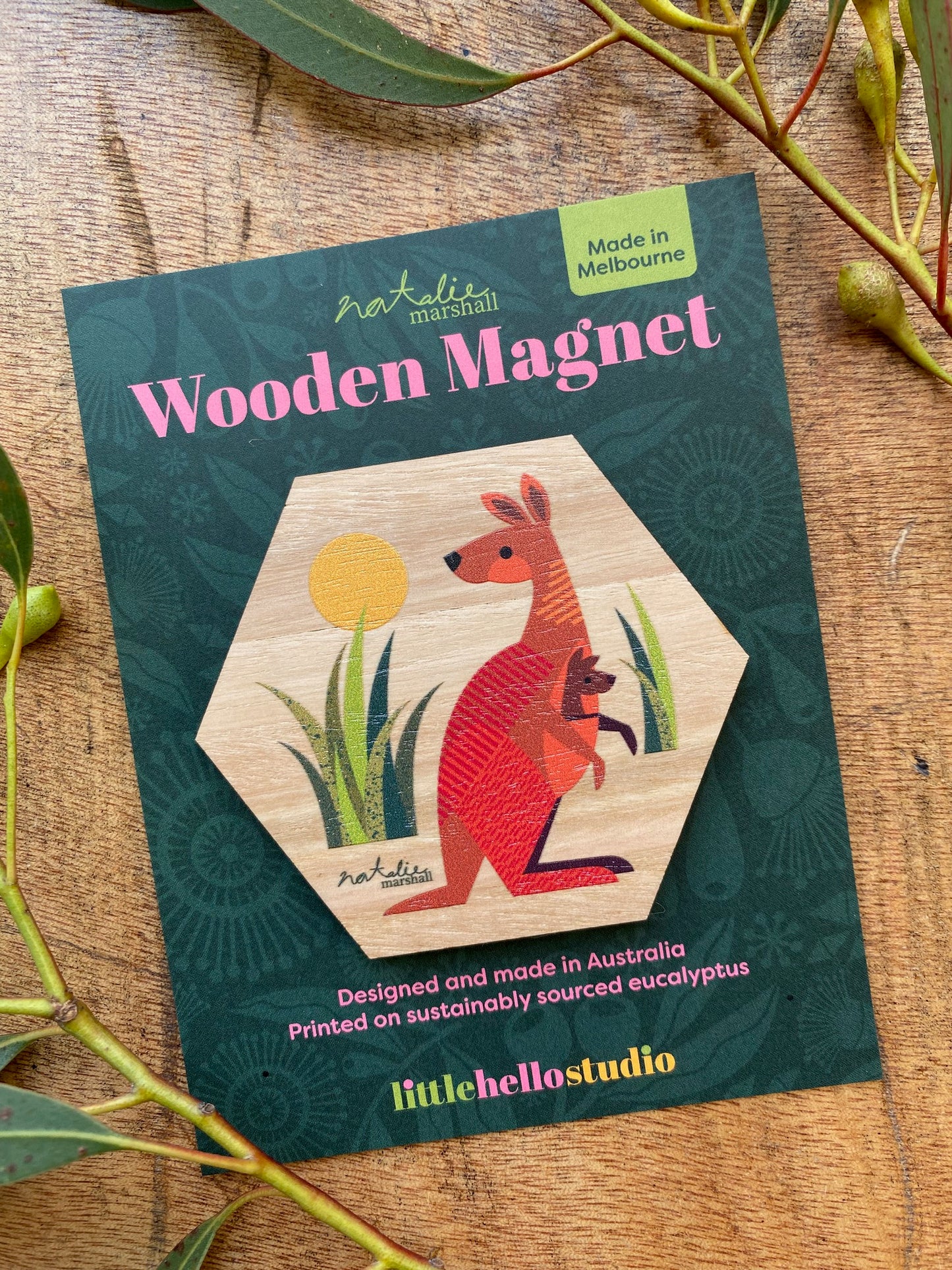 Red Kangaroo Magnet