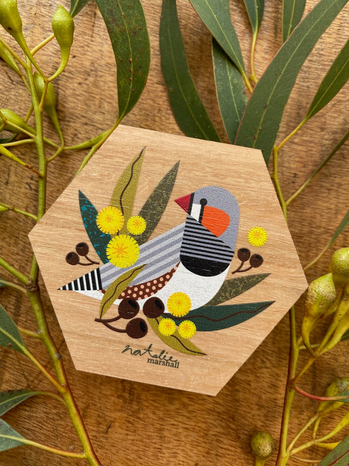 Zebra Finch Magnet