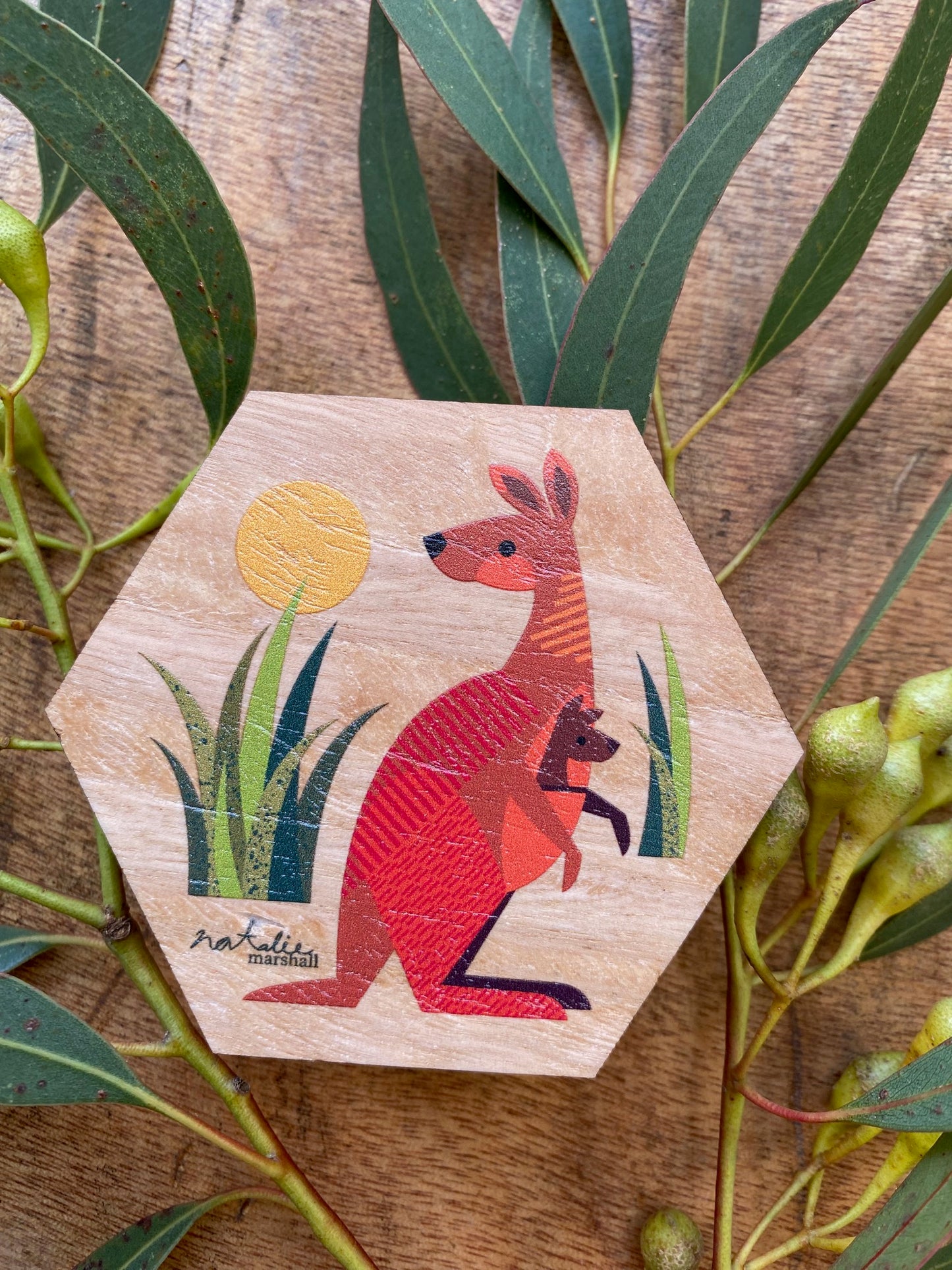 Red Kangaroo Magnet