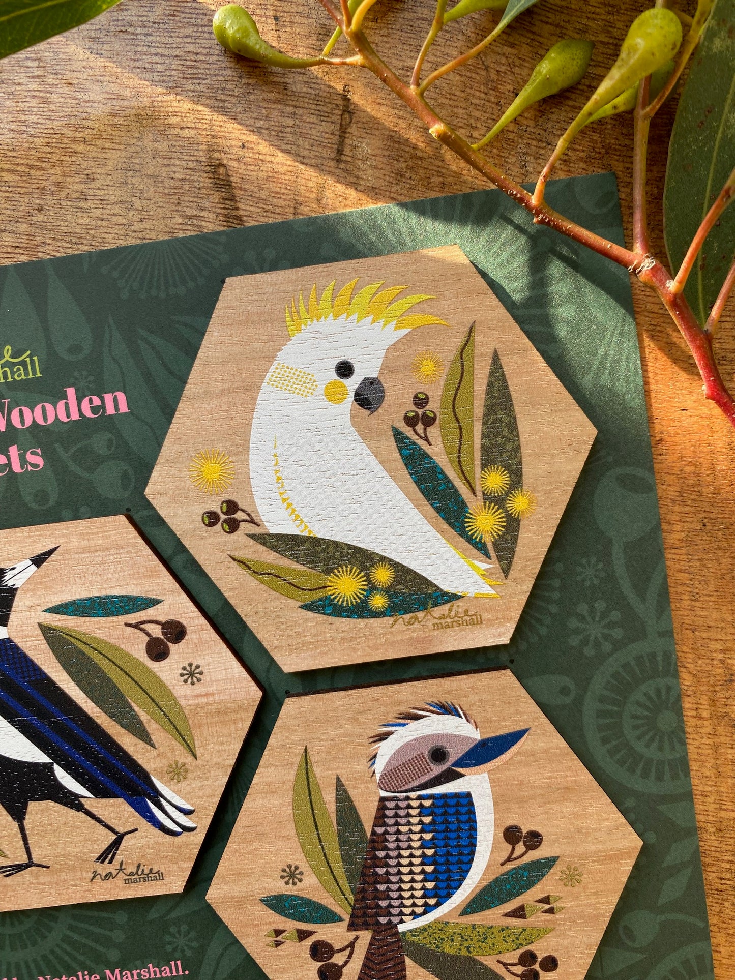 Bush Birds Magnet Set