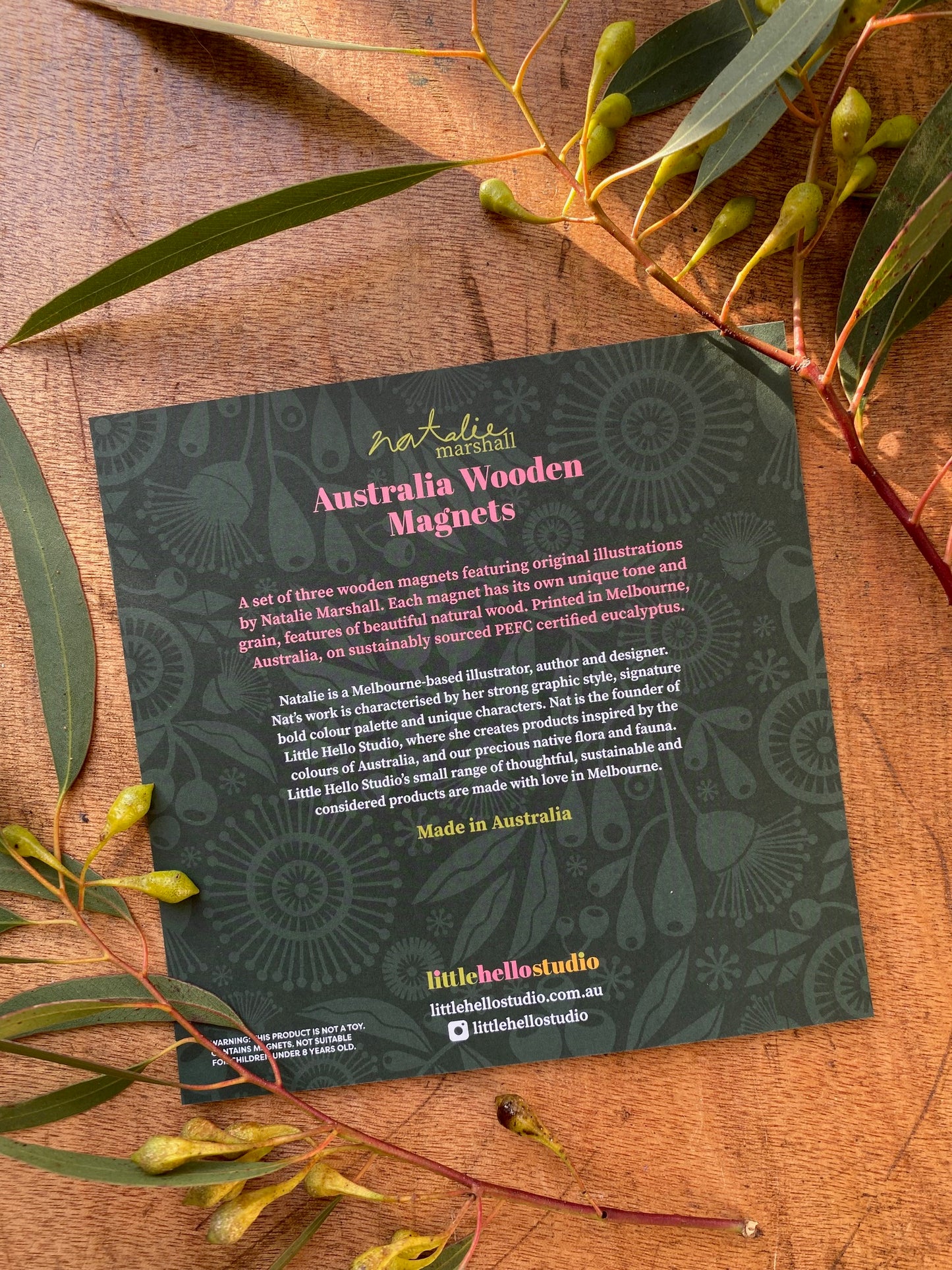 Bush Flowers Magnet Set