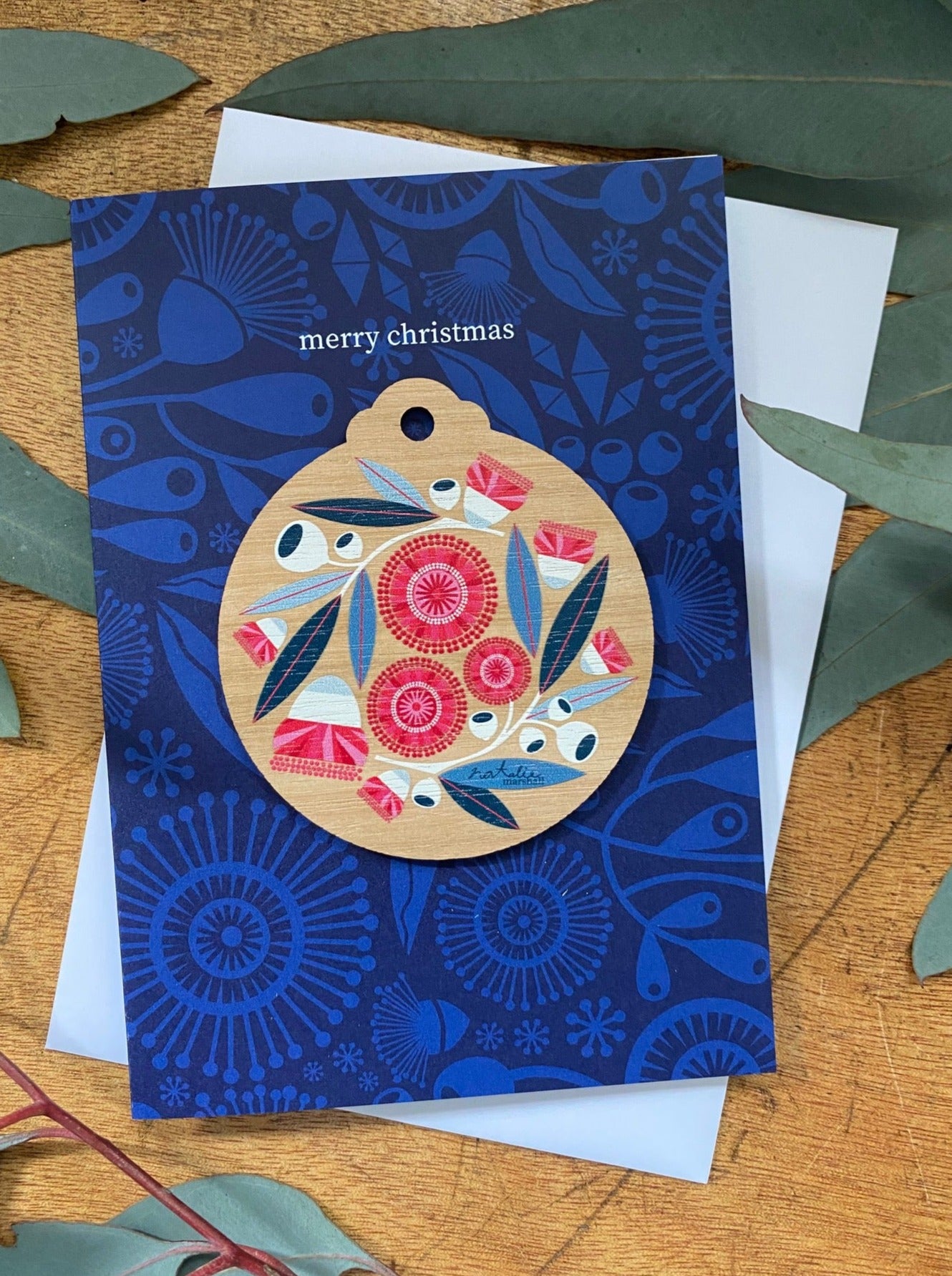 Silver Gum Decoration Card