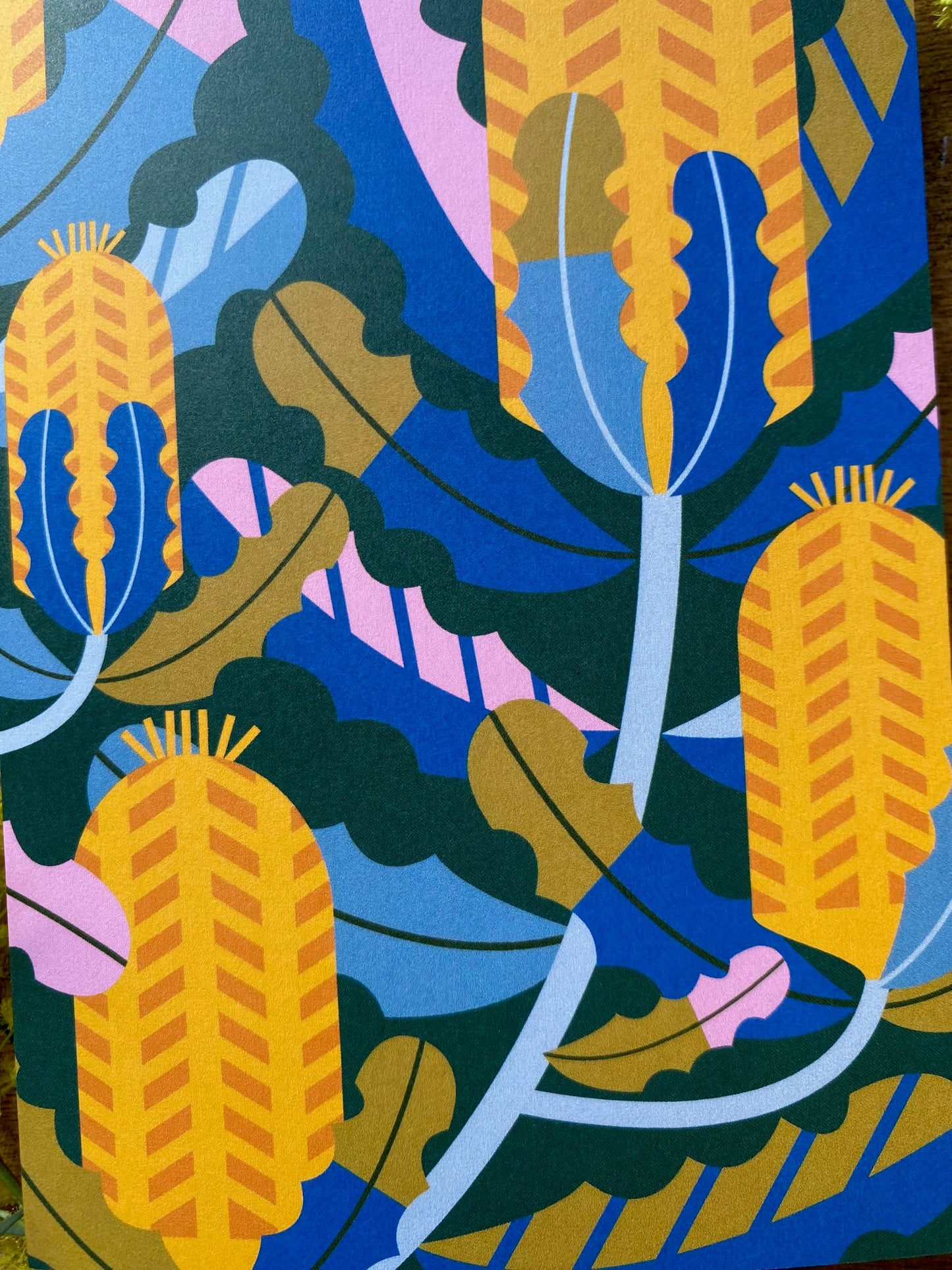 Bright Banksia Card