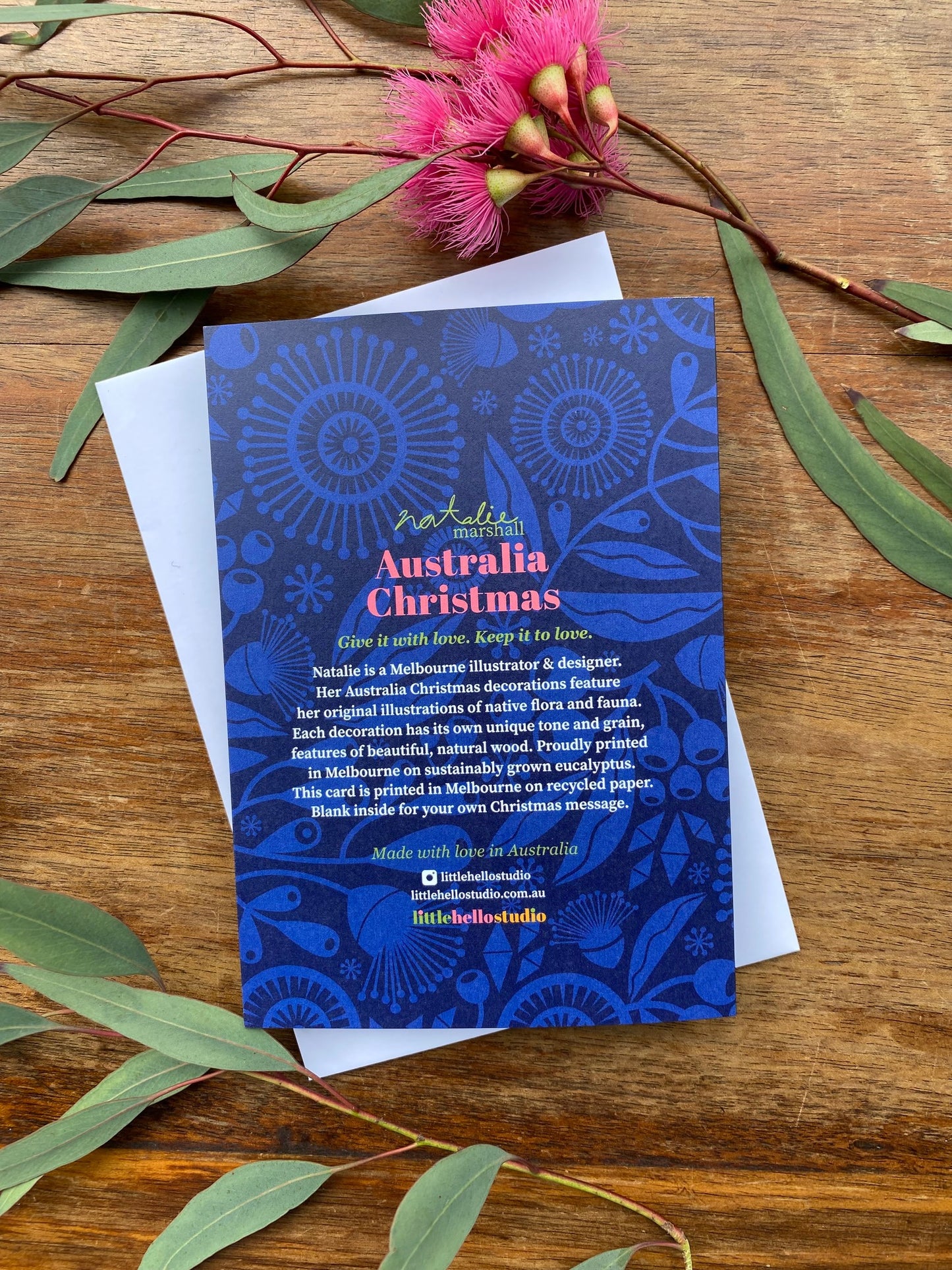Gouldian Finch Decoration Card