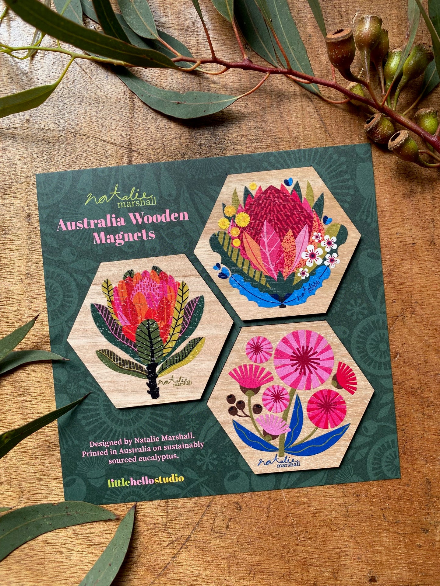 Flowers Magnet Set