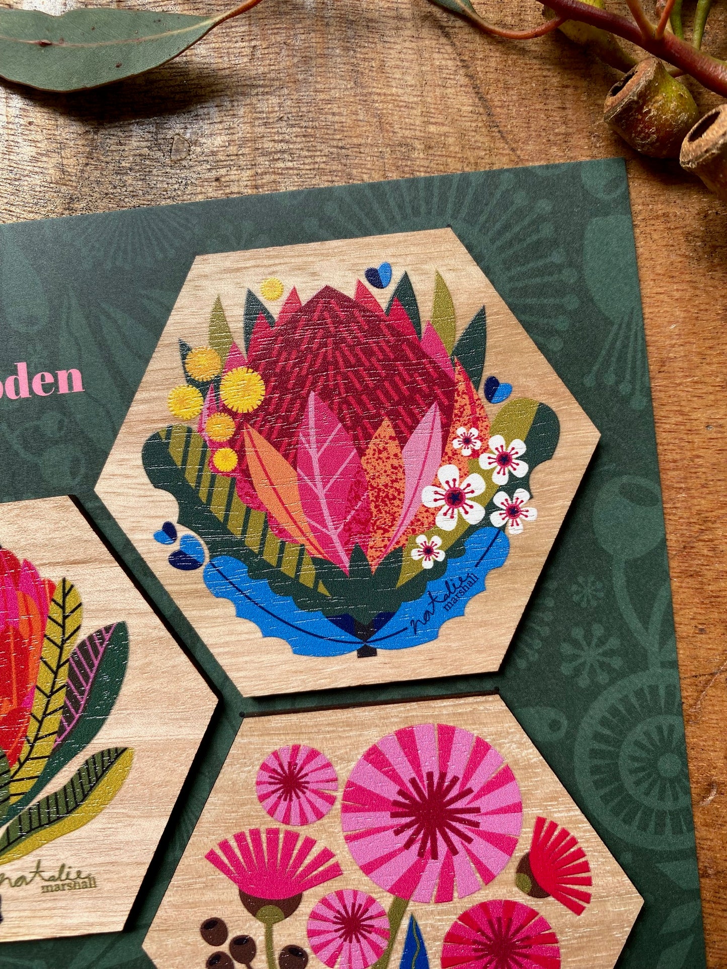 Flowers Magnet Set