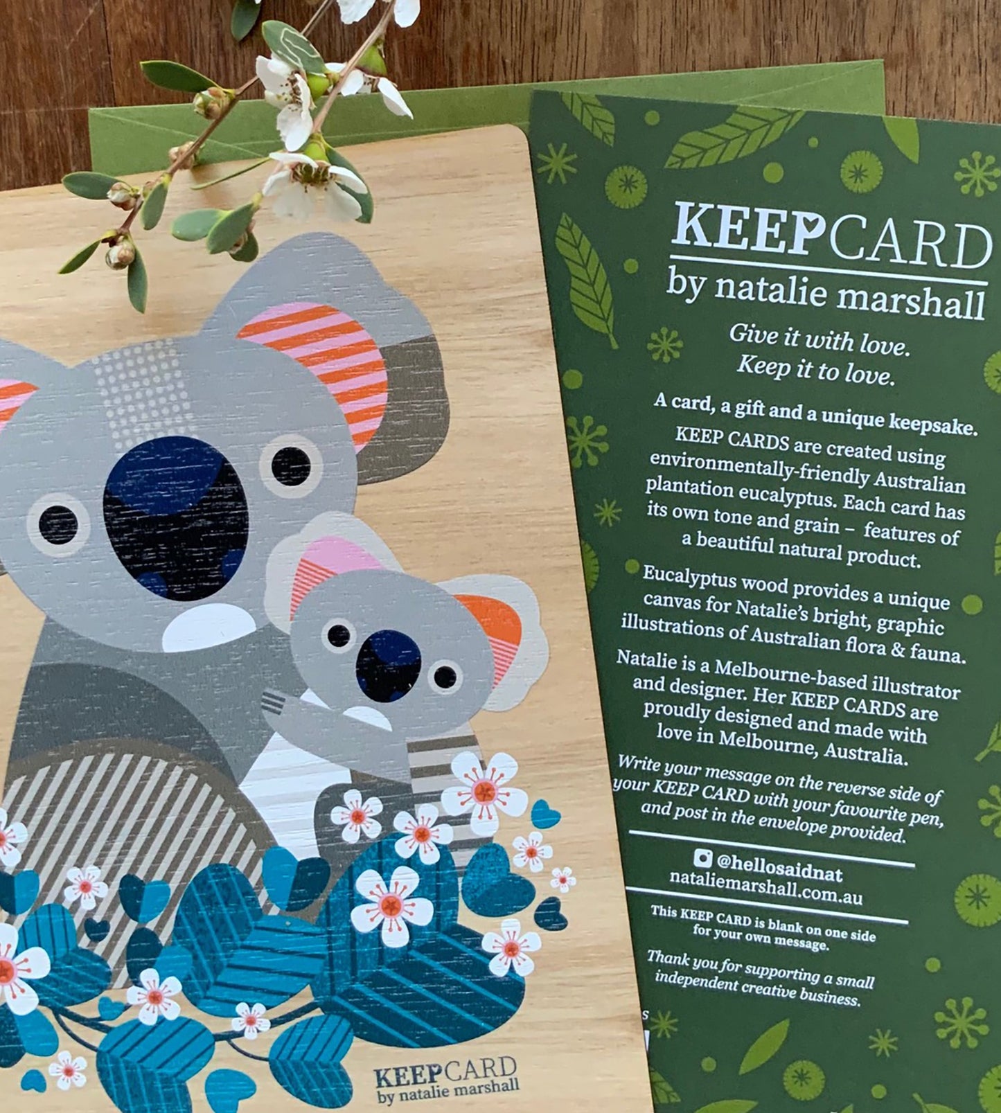 Cuddling Koalas Keepcard