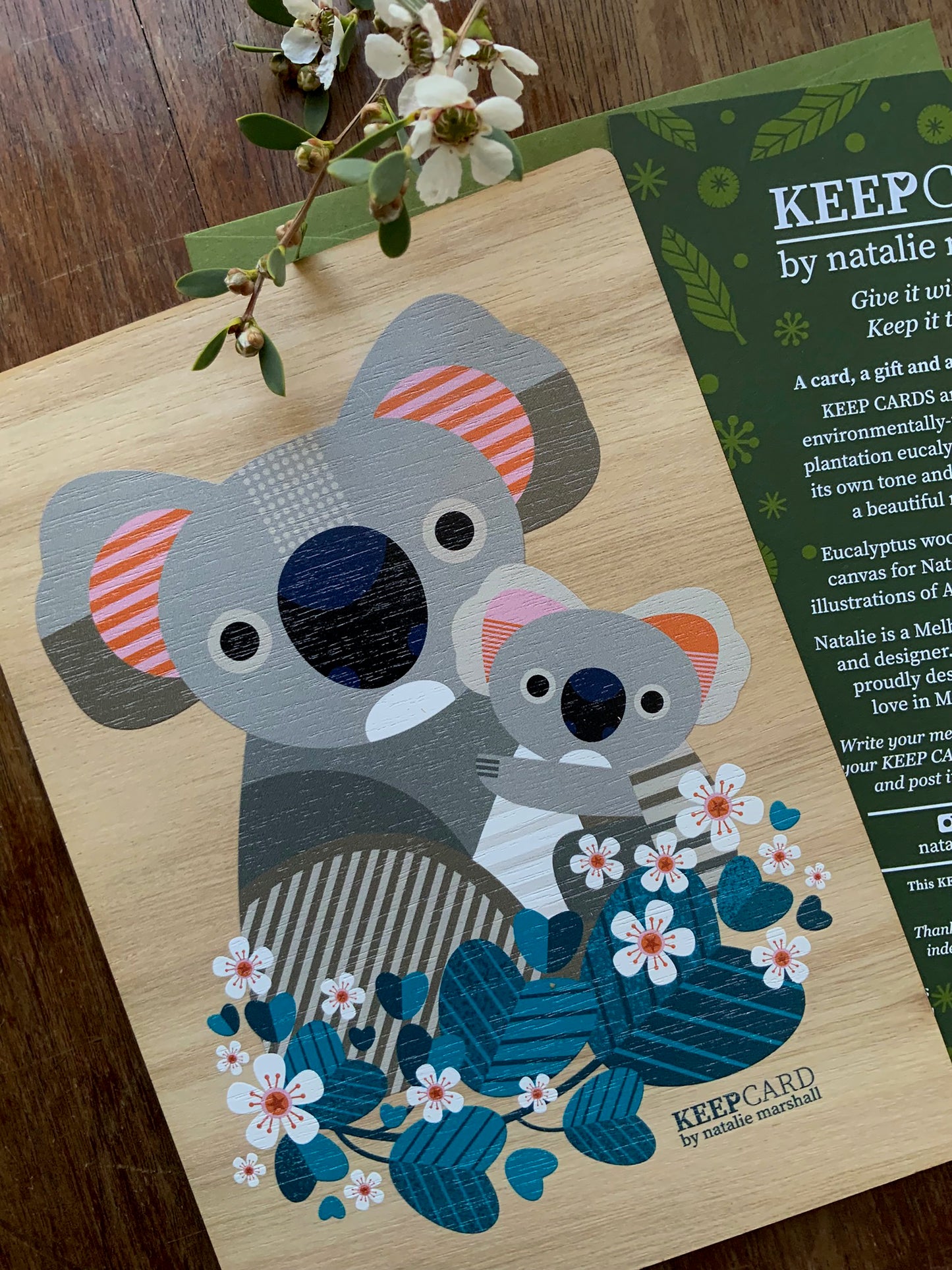 Cuddling Koalas Keepcard