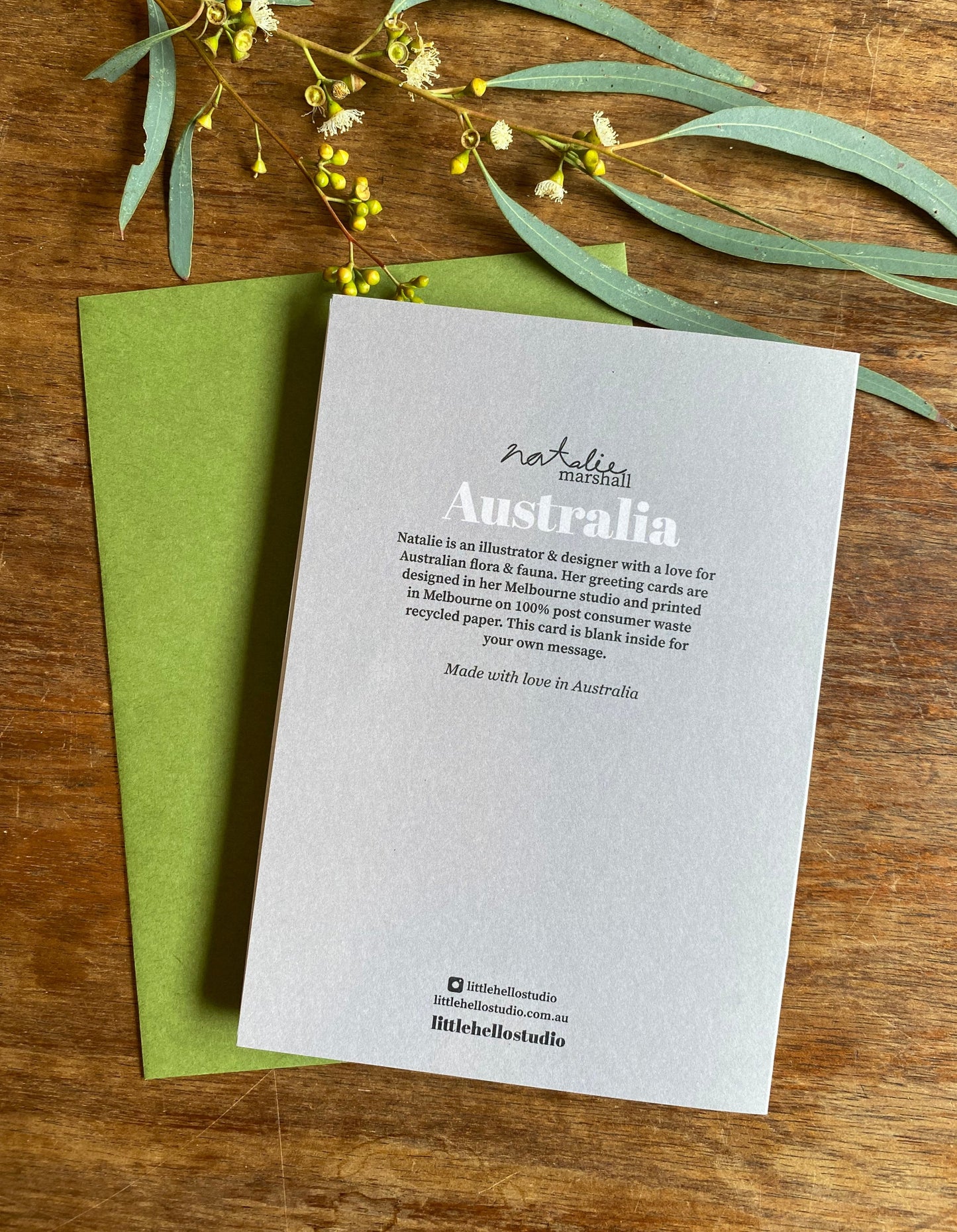 Golden Banksia Card