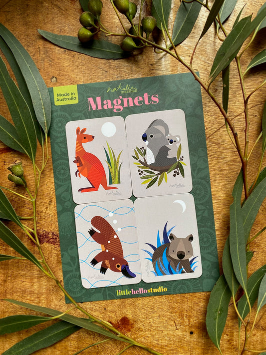 Bush Animals Magnet Set