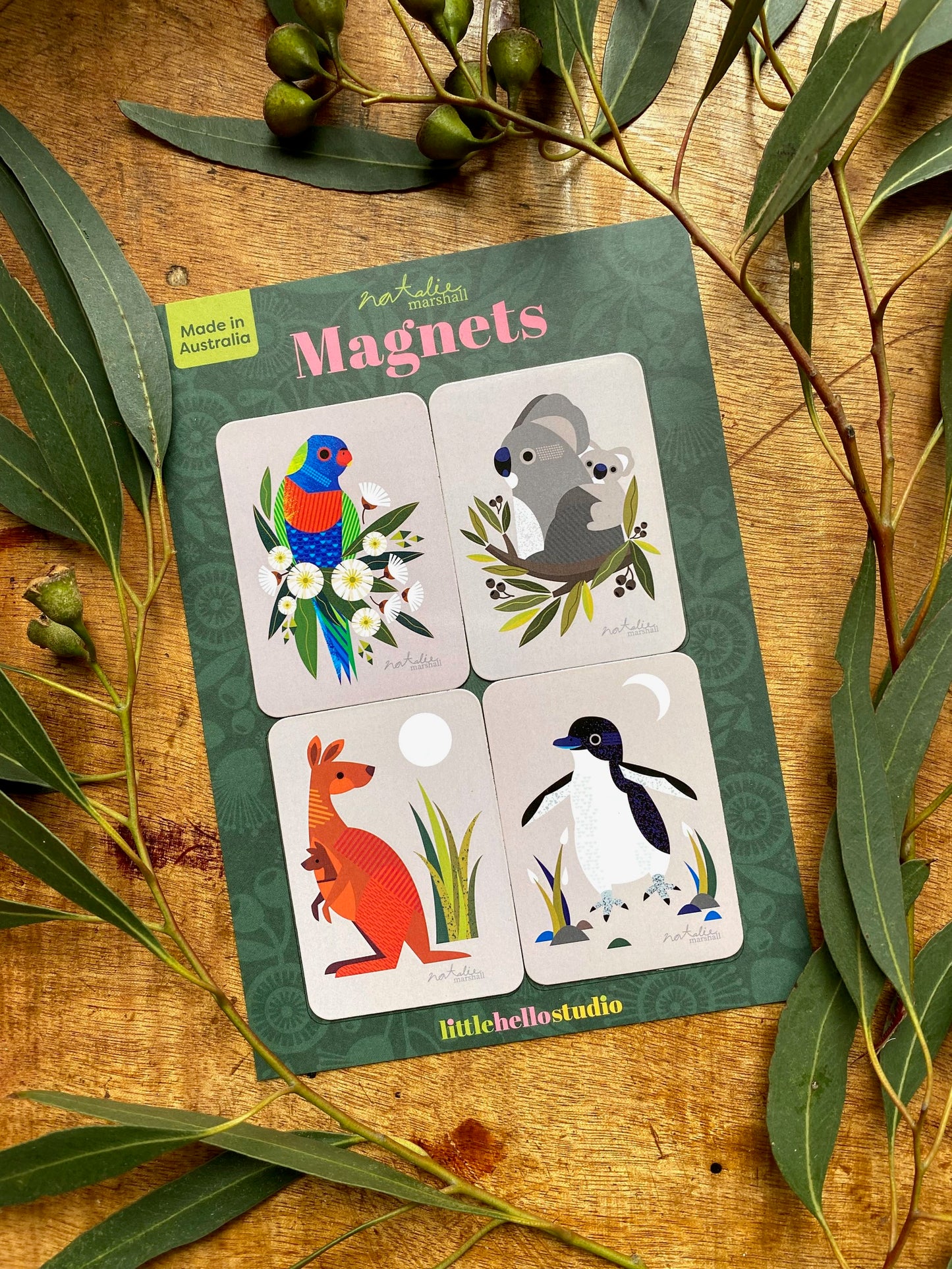 Birds & Animals Magnet Set