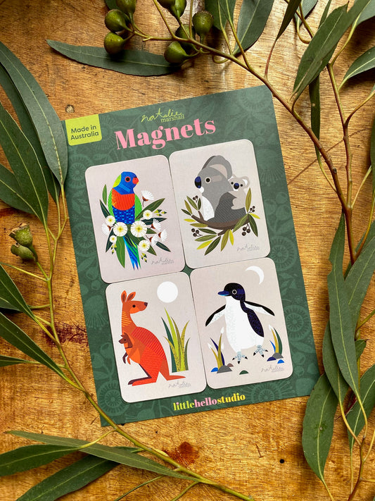 Birds & Animals Magnet Set