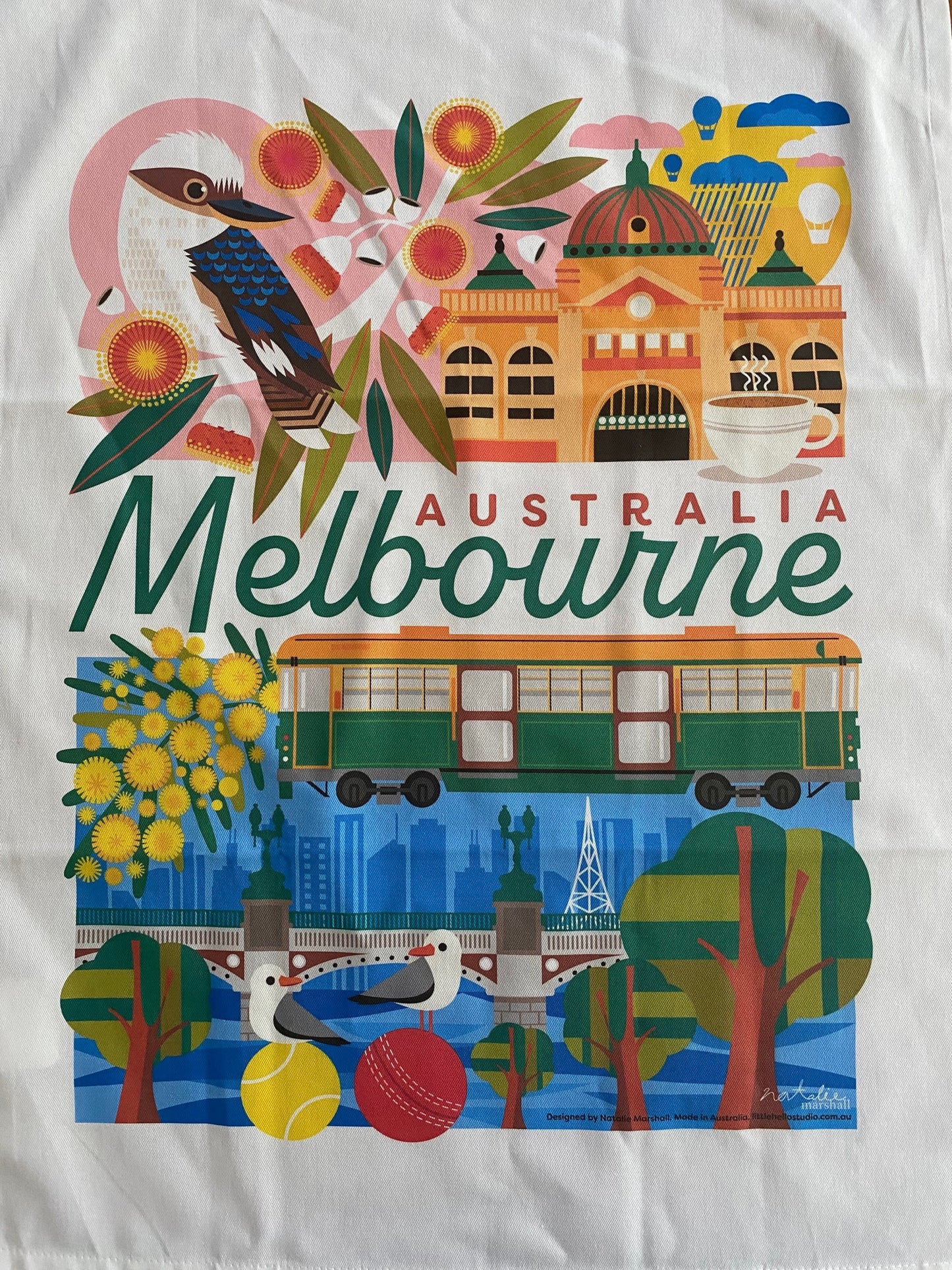 Melbourne Tea Towel