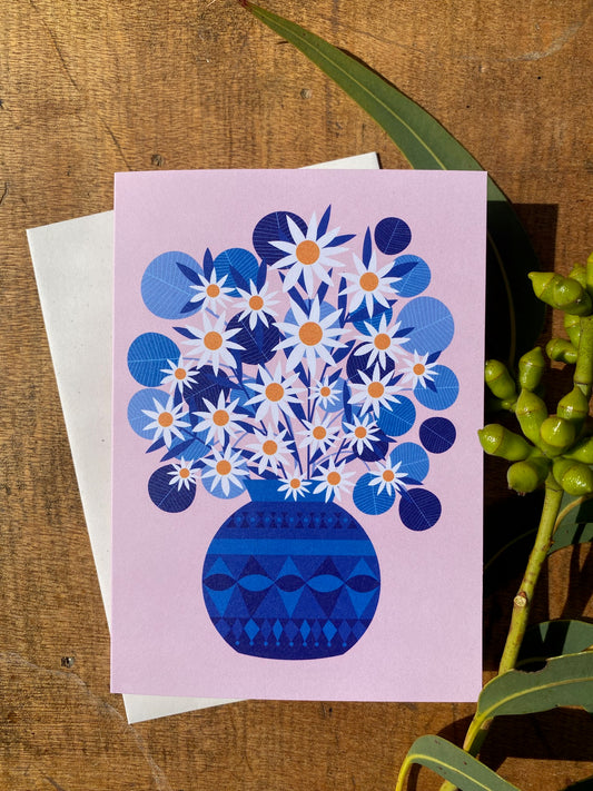 Flannel Flowers Vase