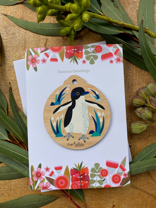 Little Penguin White Card *