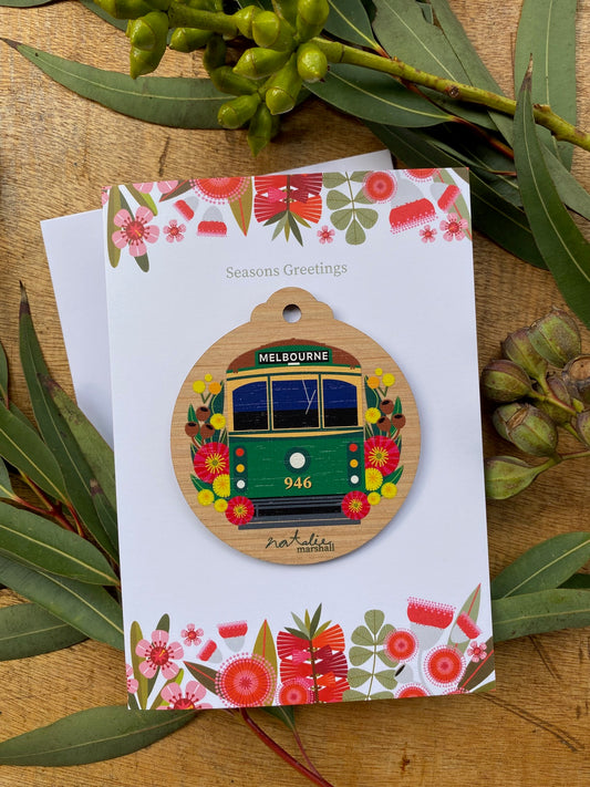 Melbourne Tram White Card *