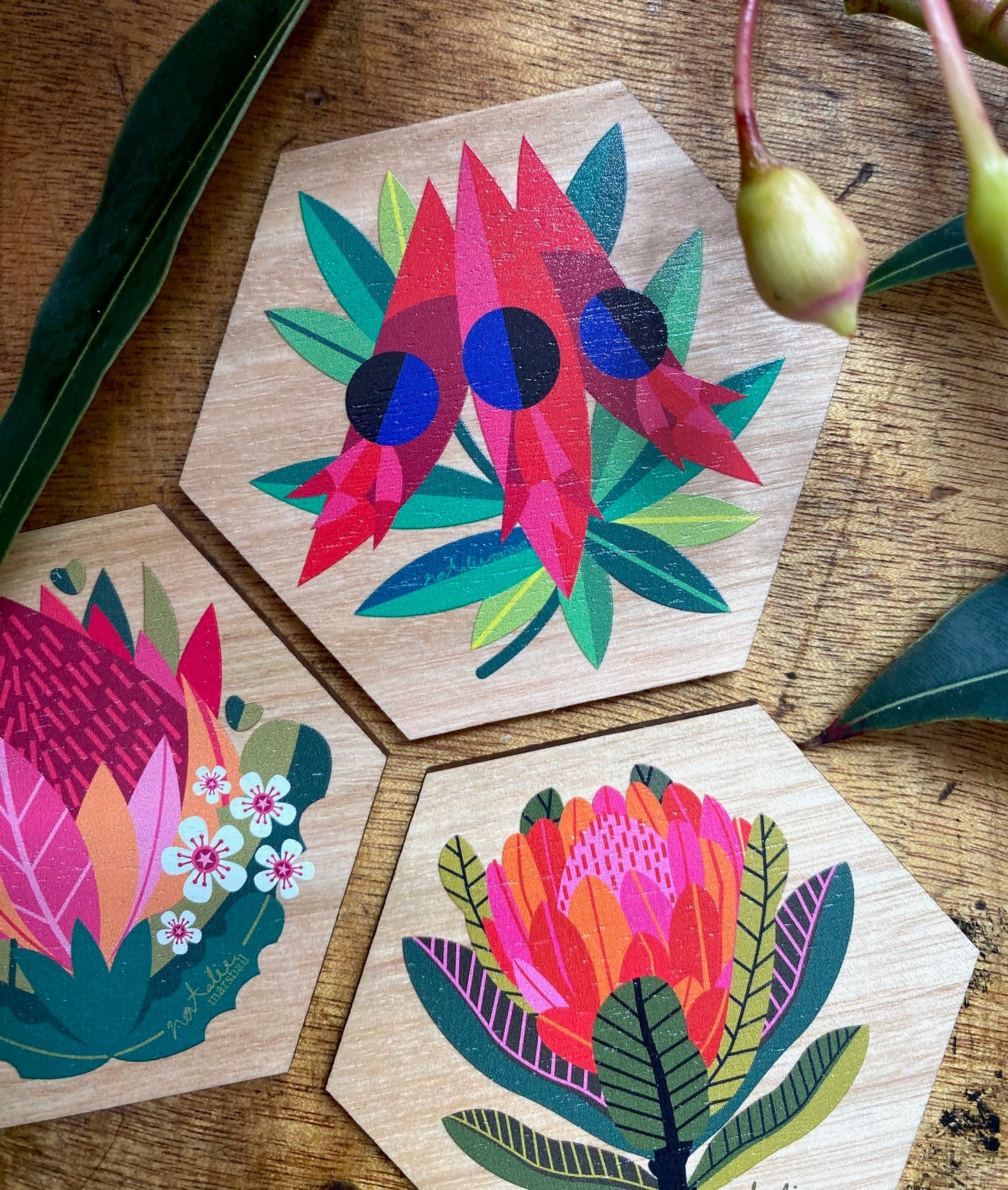 Flowers Magnet Set