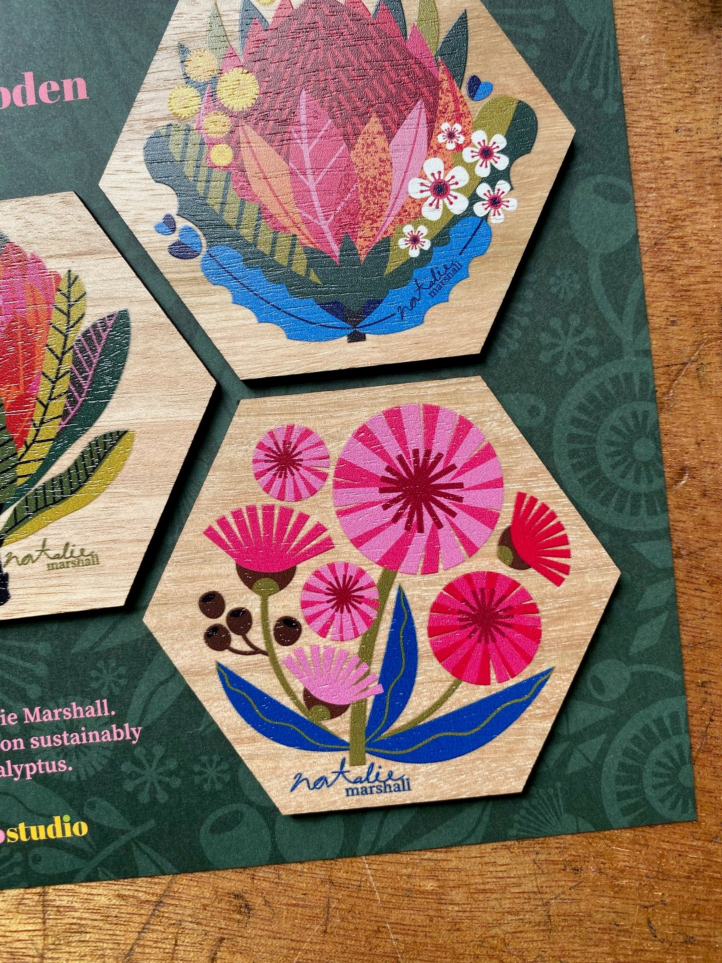 Flowers Magnet Set