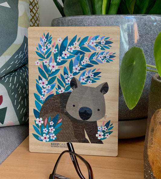 Wombat Flowers Keepcard