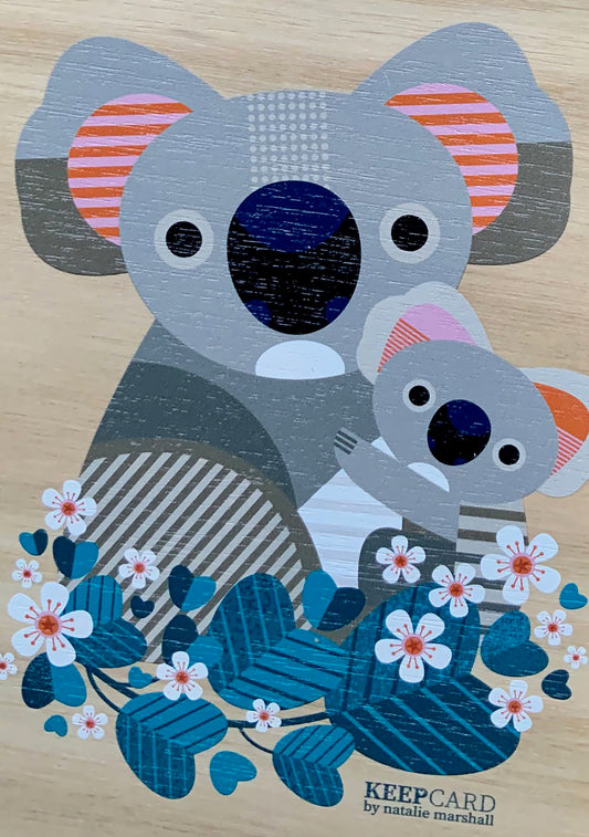 Cuddling Koalas Keepcard